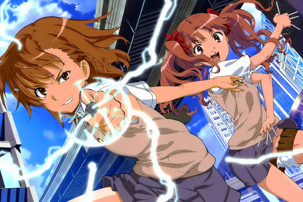 Anime A Certain Scientific Railgun Manga Series Poster