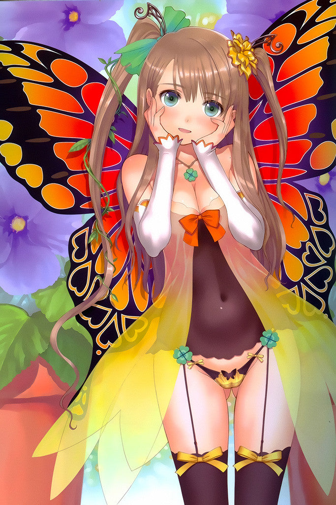 Tony Taka Fantasy Cute Butterfly Girl Poster
