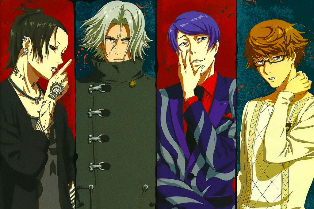 Tokyo Ghoul Uta Tsukiyama Yomo Renji Nishio Anime Poster
