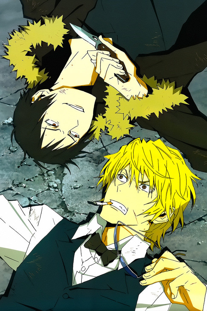 Durarara Izaya Shizuo Anime Poster
