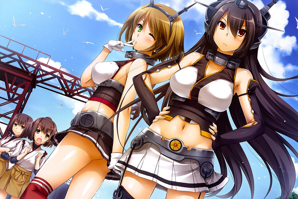 Cute Anime Girls Kantai Collection Poster