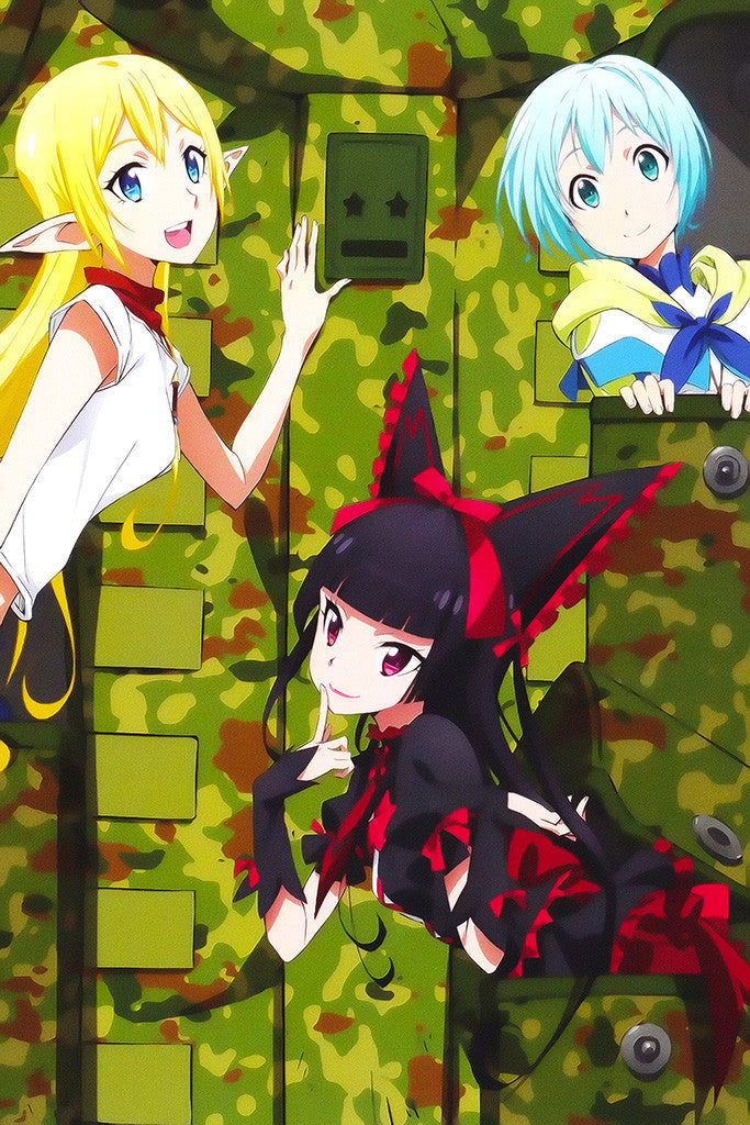 Gate Novel Series Anime Poster
