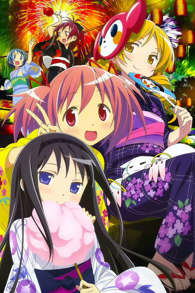 Puella Magi Madoka Magica Japanese Anime Poster