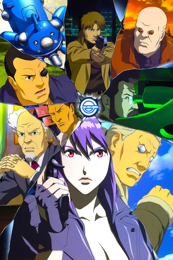 Ghost In The Shell Characters Anime Poster