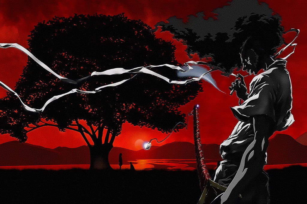 Afro Samurai Japanese Anime Poster