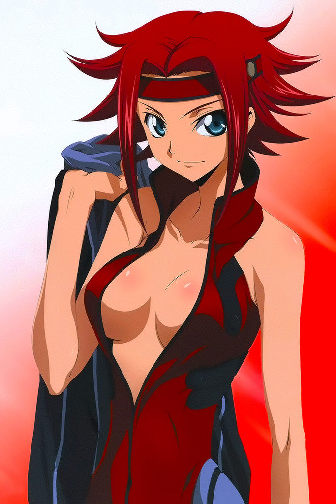 Code Geass Girl Kallen Anime Poster
