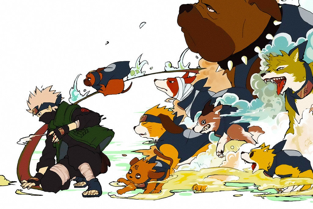 Naruto Shippuden Anime Hatake Kakachi Poster