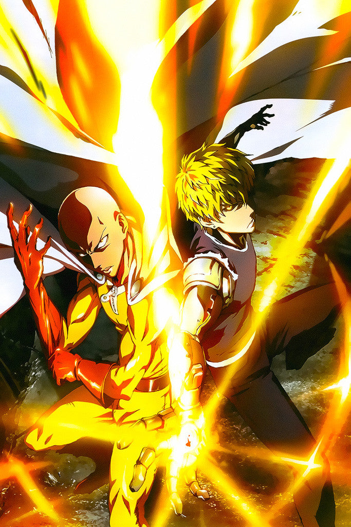 One Punch Man Japanese Comic Poster
