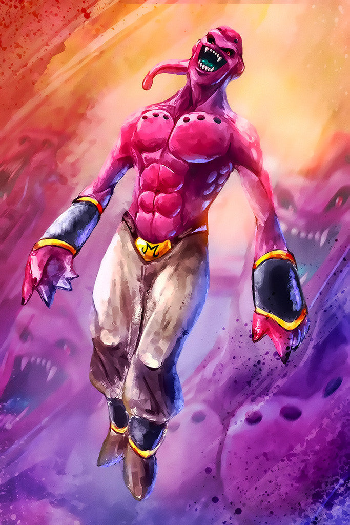 Dragon Ball Z Majin Buu Anime Poster