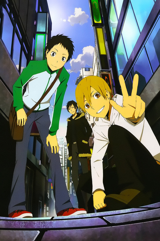 Durarara Novel Series Anime Poster