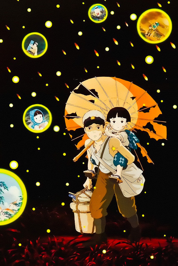 Grave Of The Fireflies Animation Poster