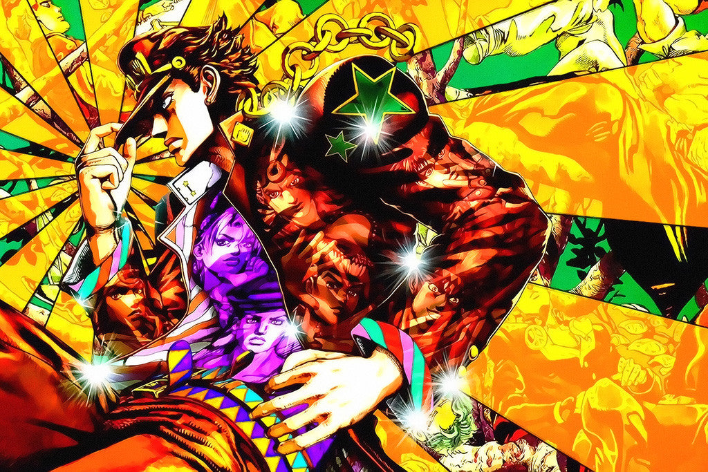 Jojo'S Bizarre Adventure Manga Series Poster