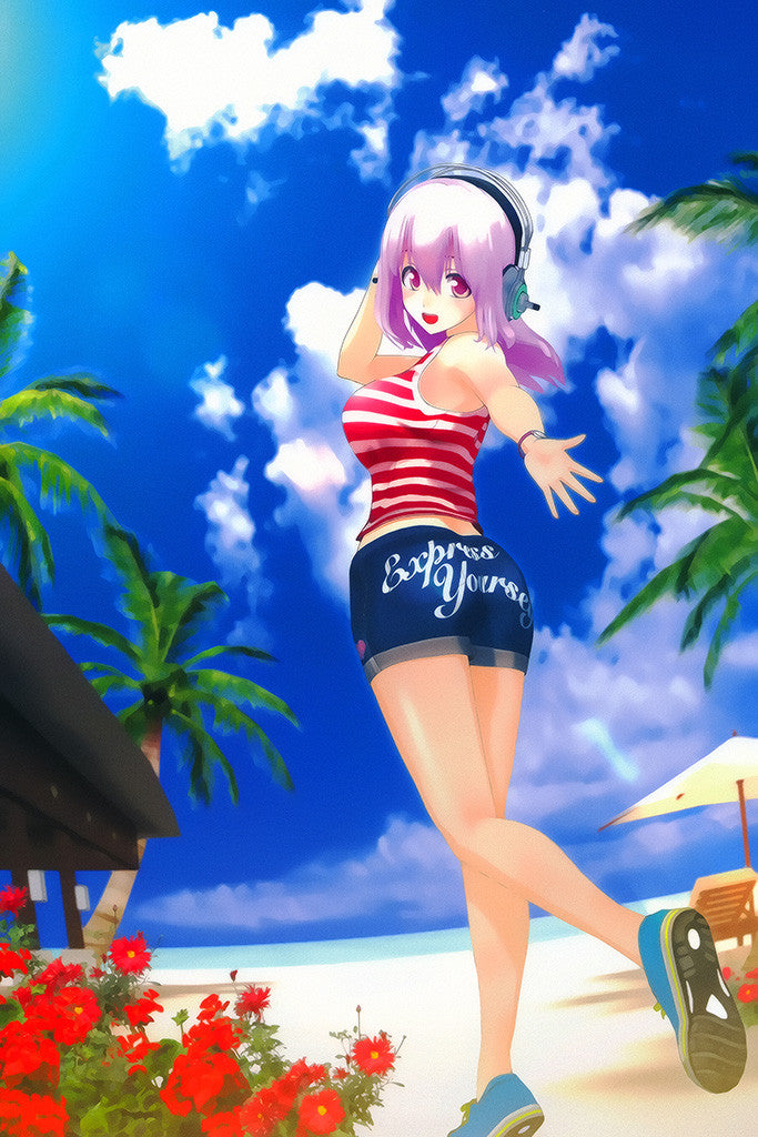 Super Sonico Anime Poster