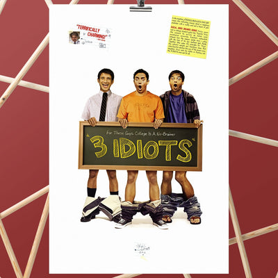 3 Idiots Bollywood Movie Poster