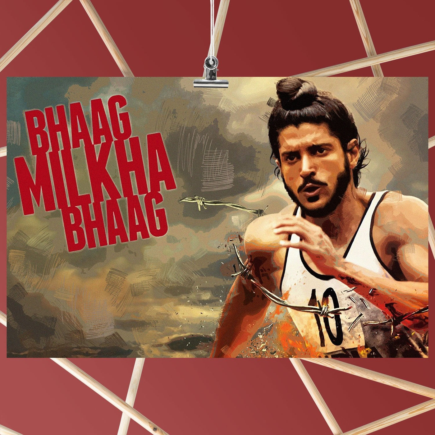 Bhaag Milkha Bhaag Bollywood Movie Poster