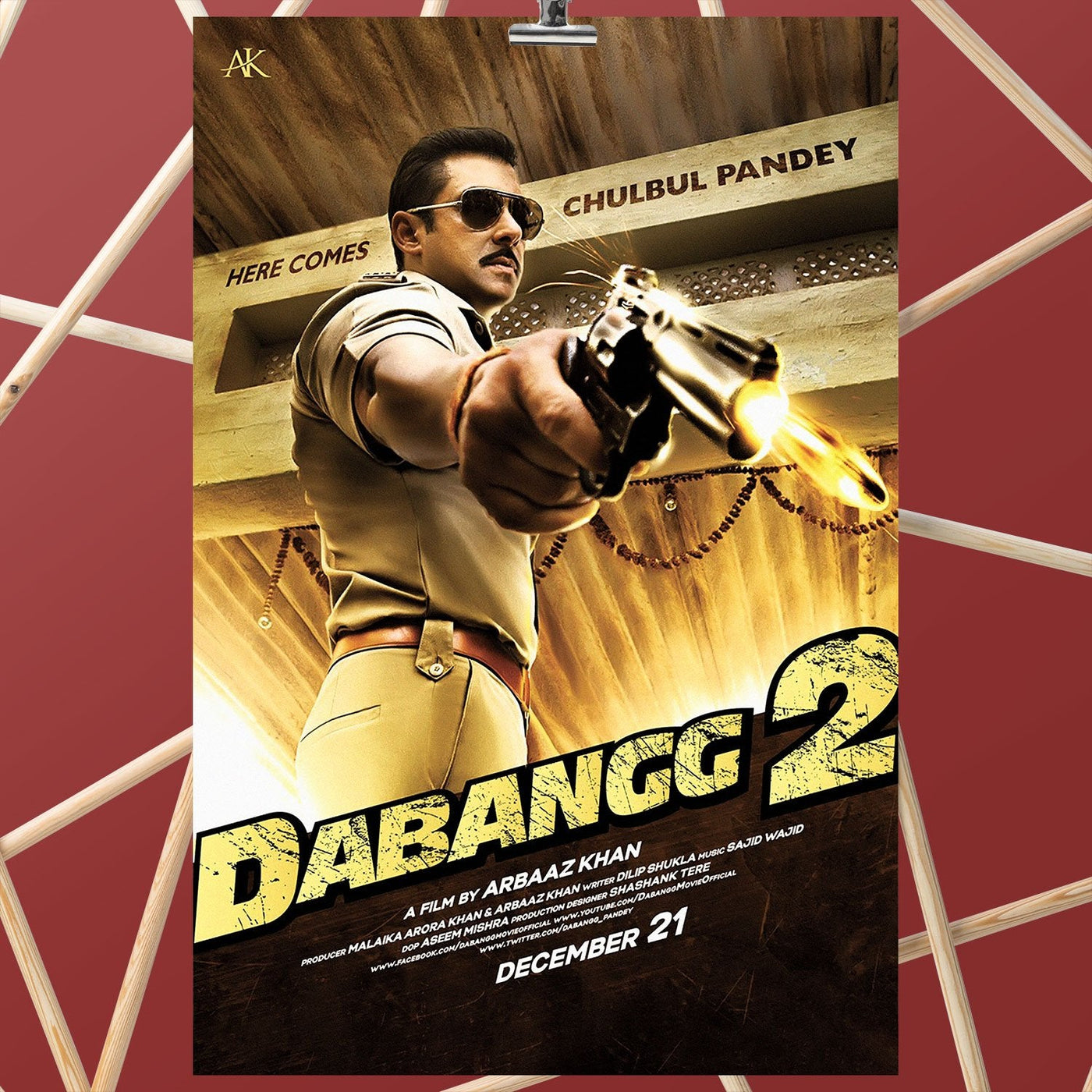 Dabangg Movie Poster