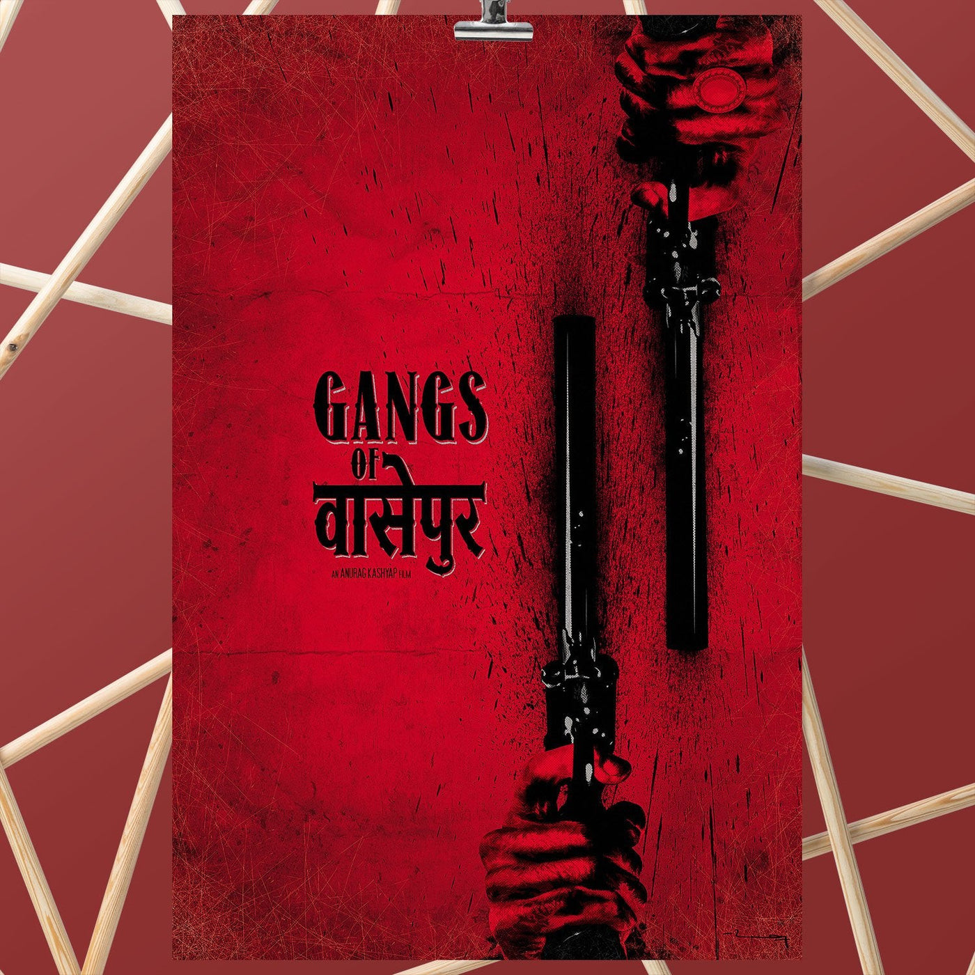 Gangs of Wasseypur Hindi Bollywood Indian Old Film Movie Poster