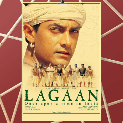 Lagaan Bollywood Movie Poster