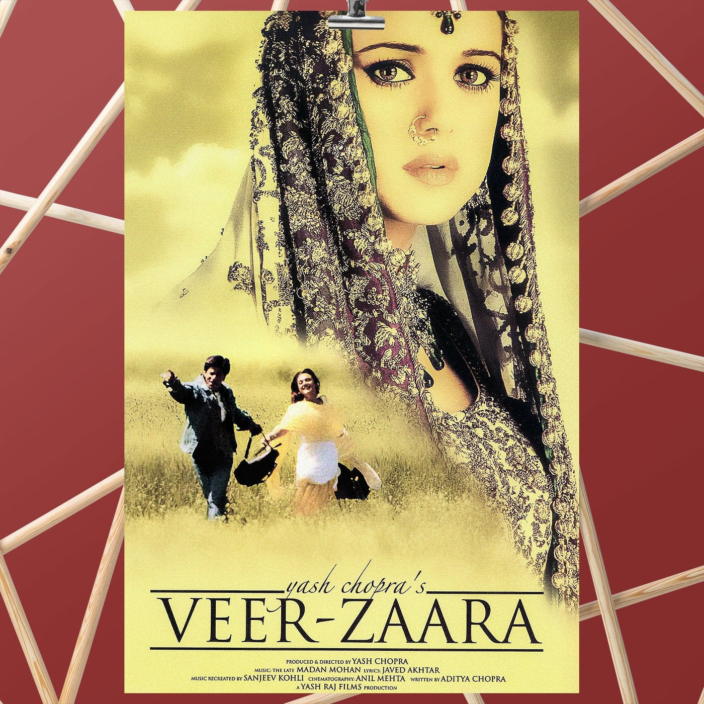 Veer-Zaara Hindi Old Film Poster
