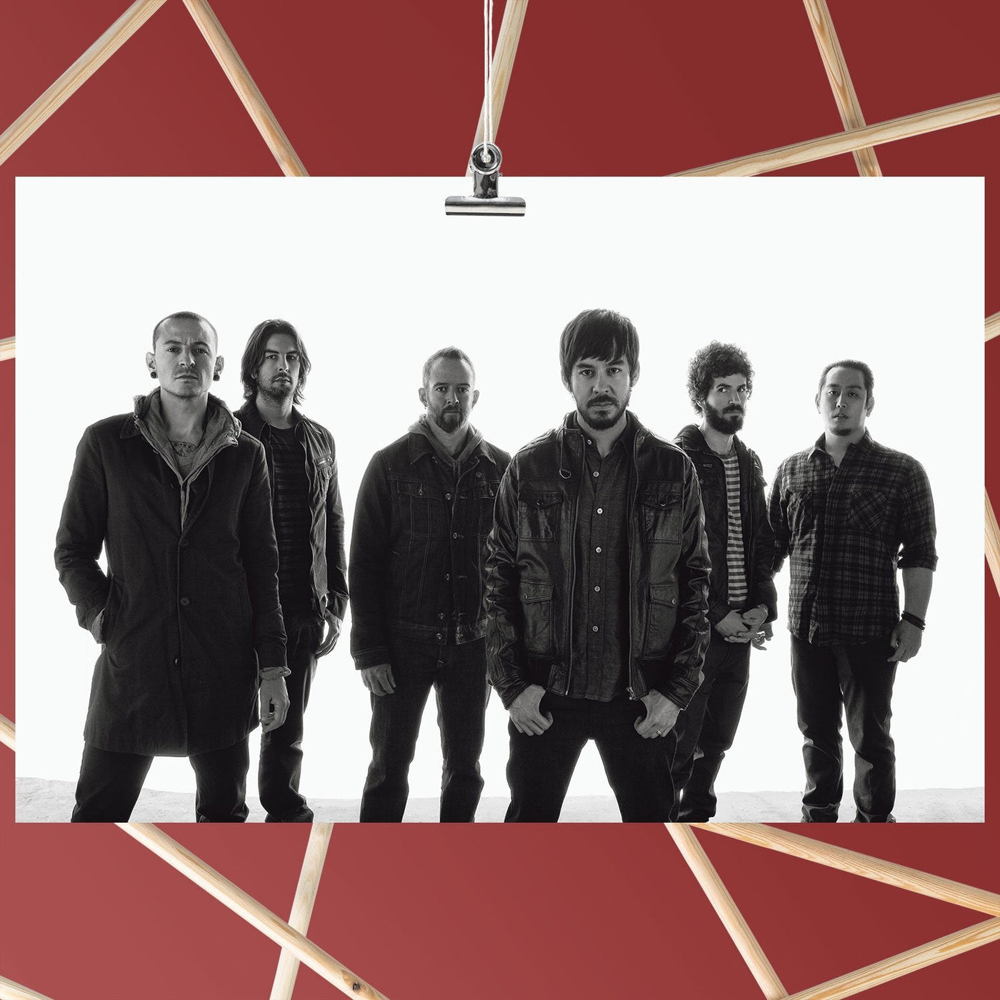 Linkin Park Black and White 2017 Poster