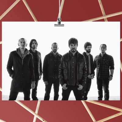 Linkin Park Black and White 2017 Poster