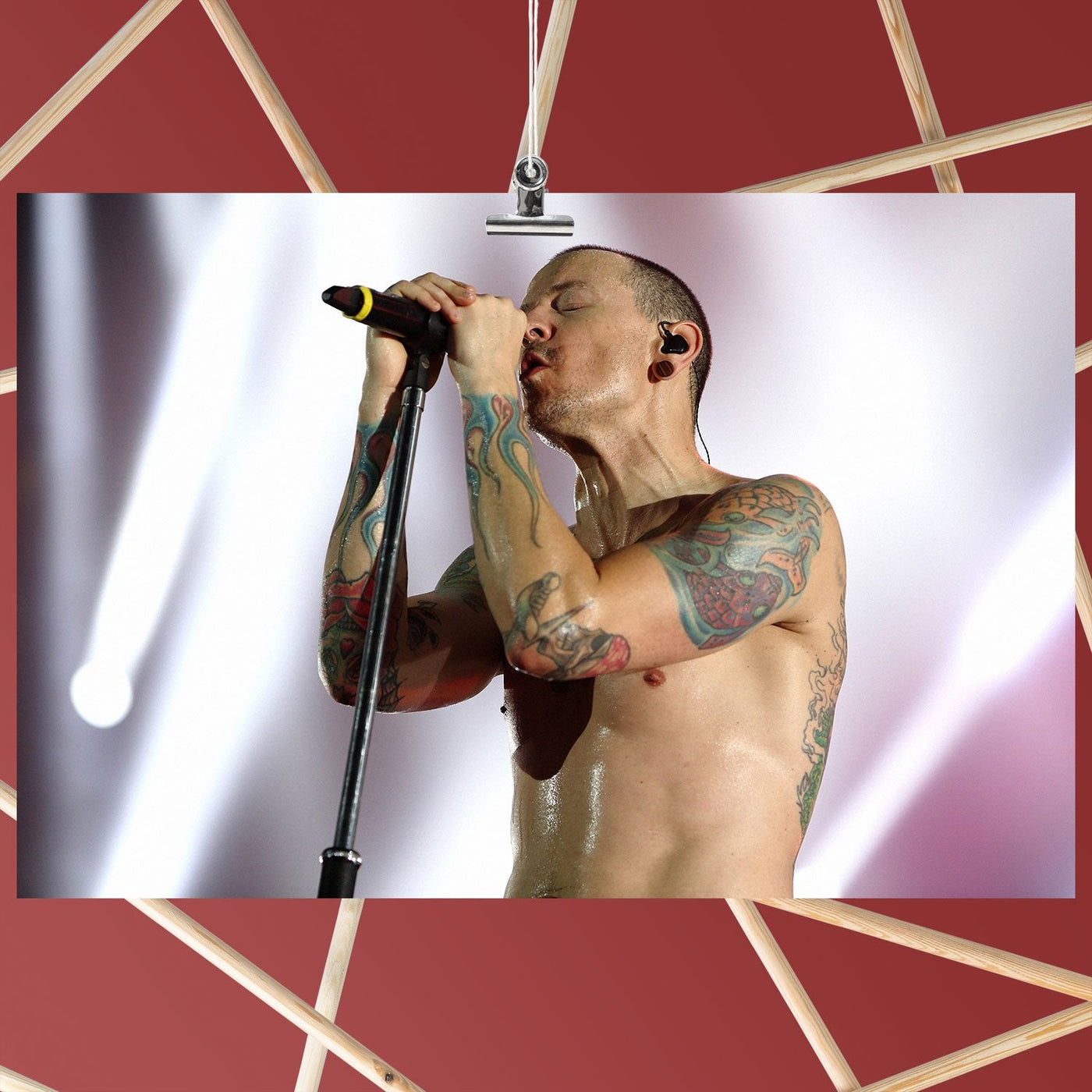 Linkin Park Lead Singer Chester Bennington Poster