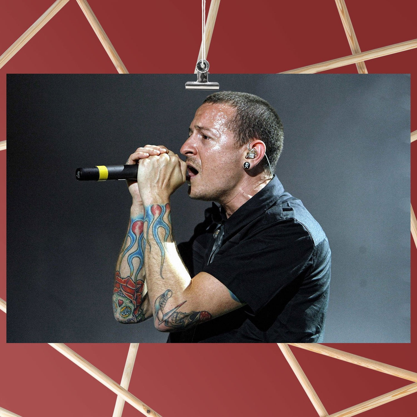 Linkin Park Lead Singer Poster