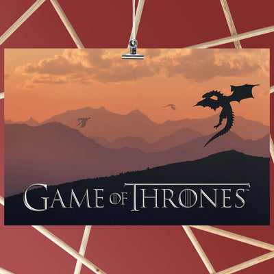 Game of Thrones Season 7 Dragons Fan Art Poster