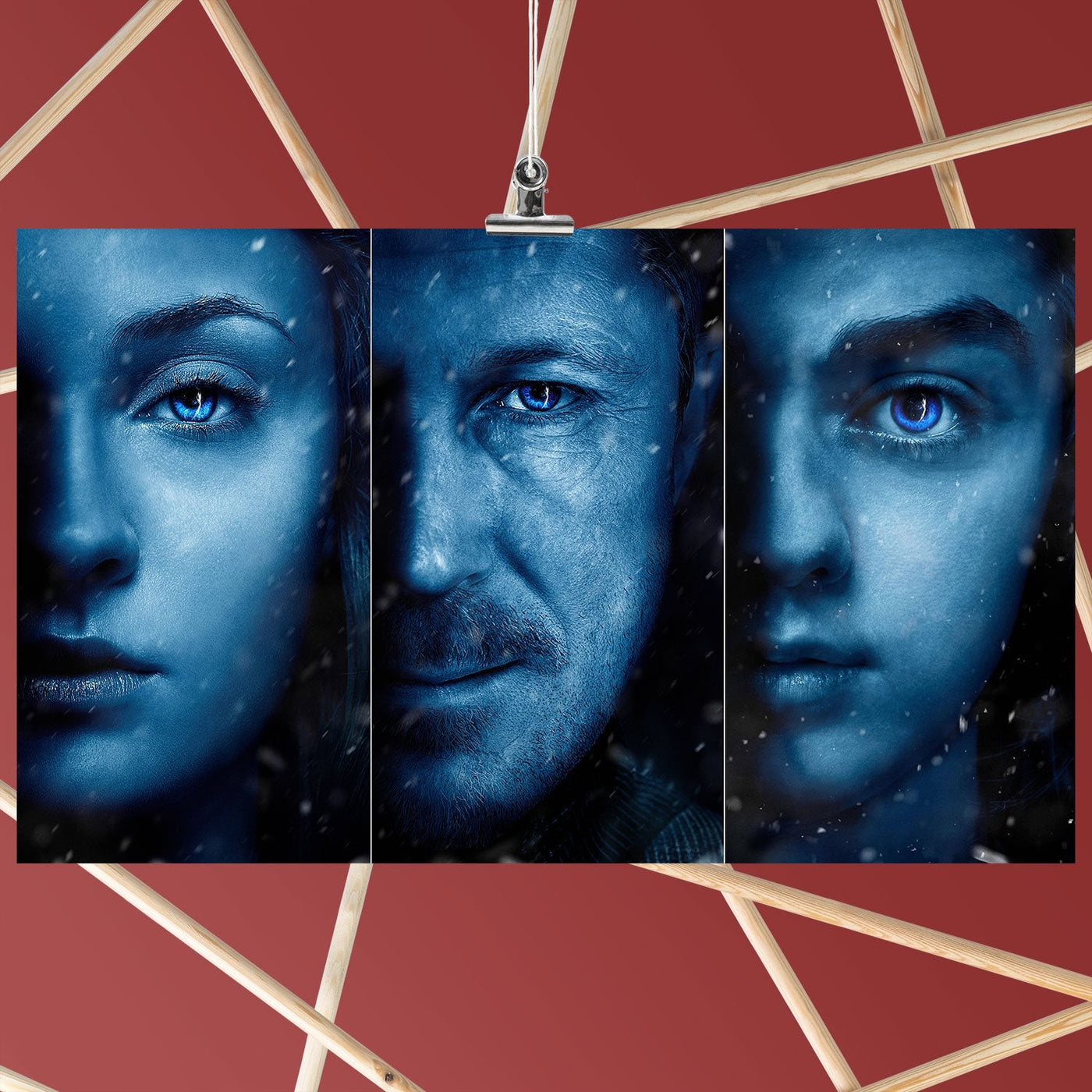 Game of Thrones Season 7 Sansa Arya Stark Petyr Baelish Poster