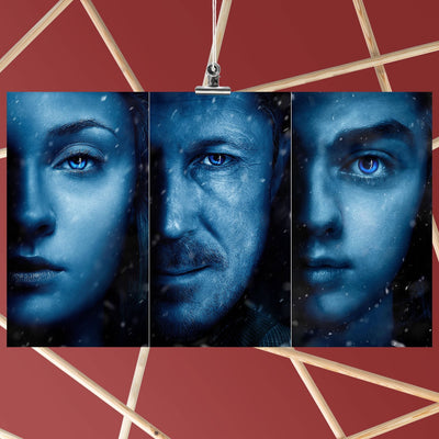 Game of Thrones Season 7 Sansa Arya Stark Petyr Baelish Poster