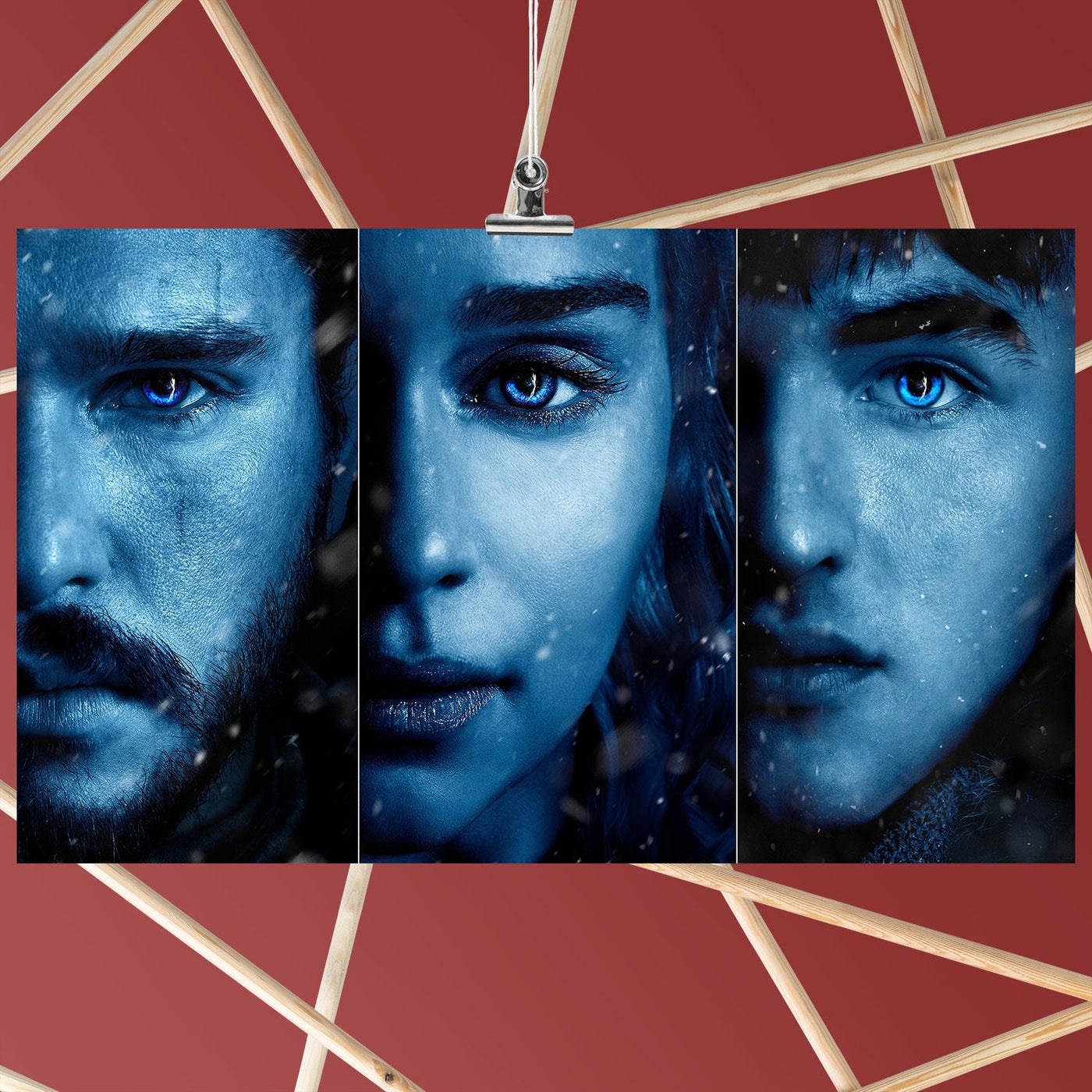 GOT 7 Season Jon Snow Daenerys Targaryen Bran Stark Poster