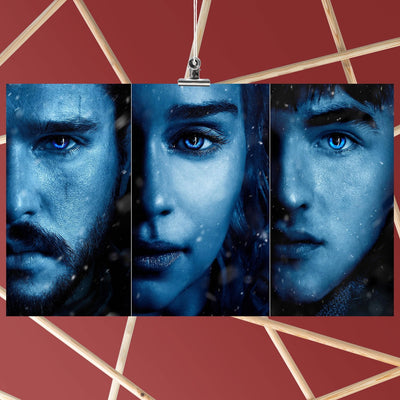 GOT 7 Season Jon Snow Daenerys Targaryen Bran Stark Poster