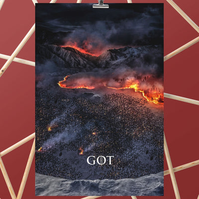 Game of Thrones Biggest Fire the North Has Ever Seen Poster