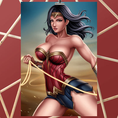 Wonder Woman Hot Fan Art Poster