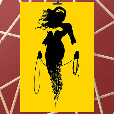 Wonder Woman Comics Fan Art Poster