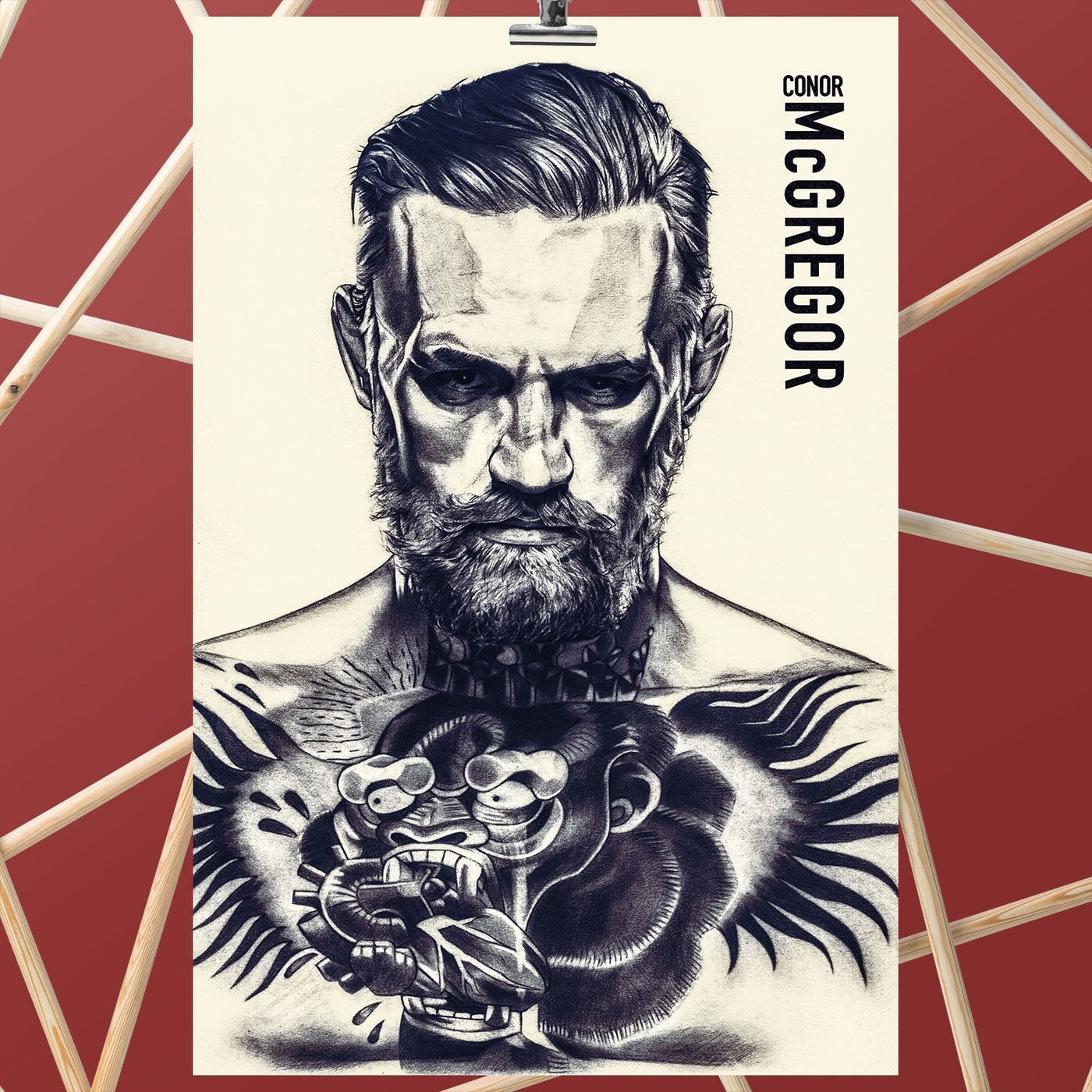 Conor McGregor Art Poster