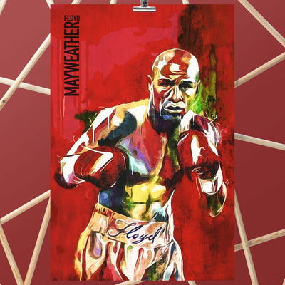 Floyd Mayweather Art Poster