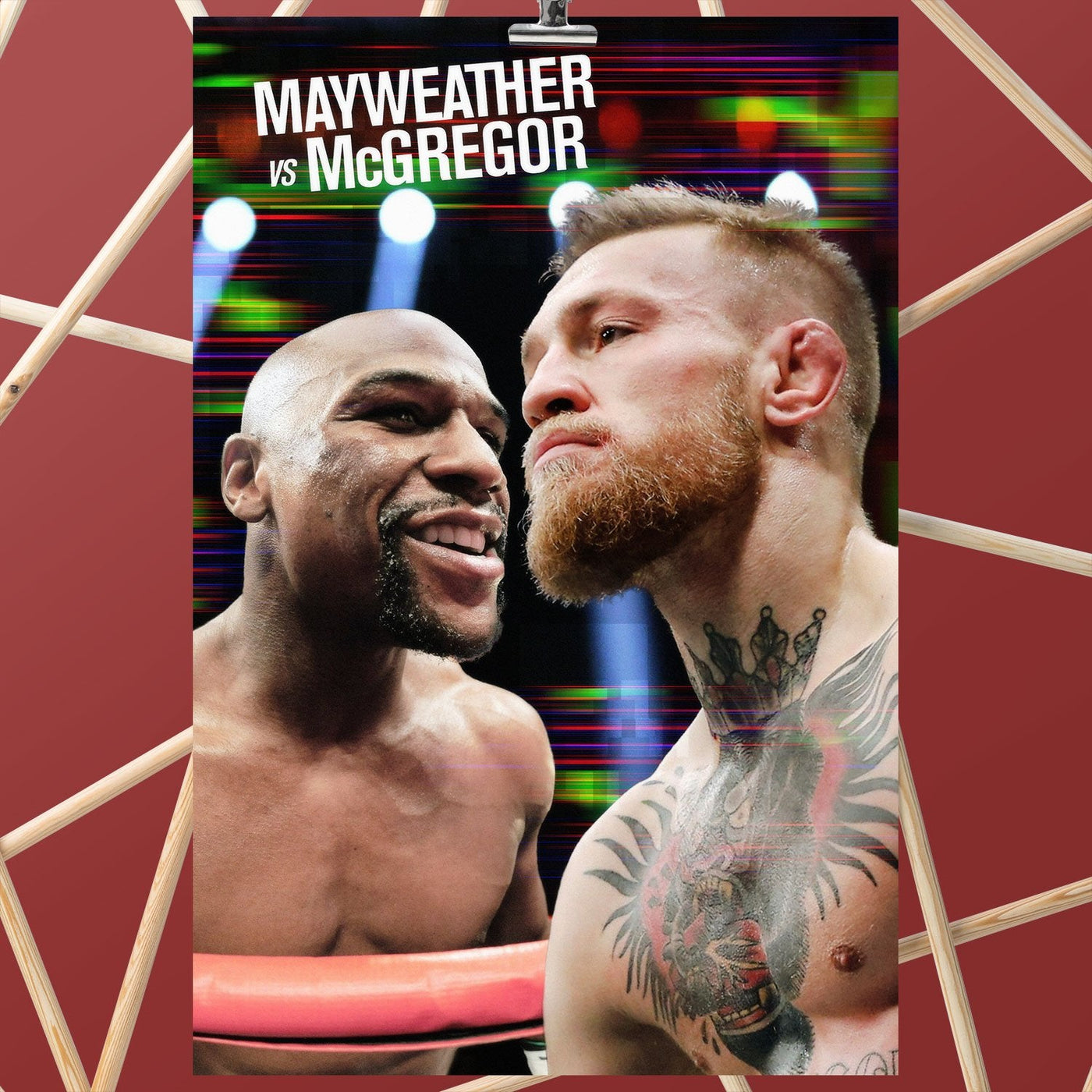 Conor McGregor vs Floyd Mayweather Poster