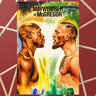 Floyd Mayweather vs Conor McGregor Poster