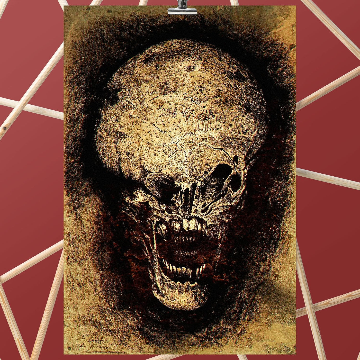 Alien Second Mouth Art Movie Poster