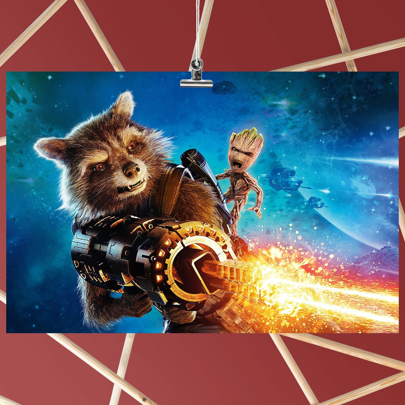 Guardians of the Galaxy Vol. 2 Rocket Raccoon Poster