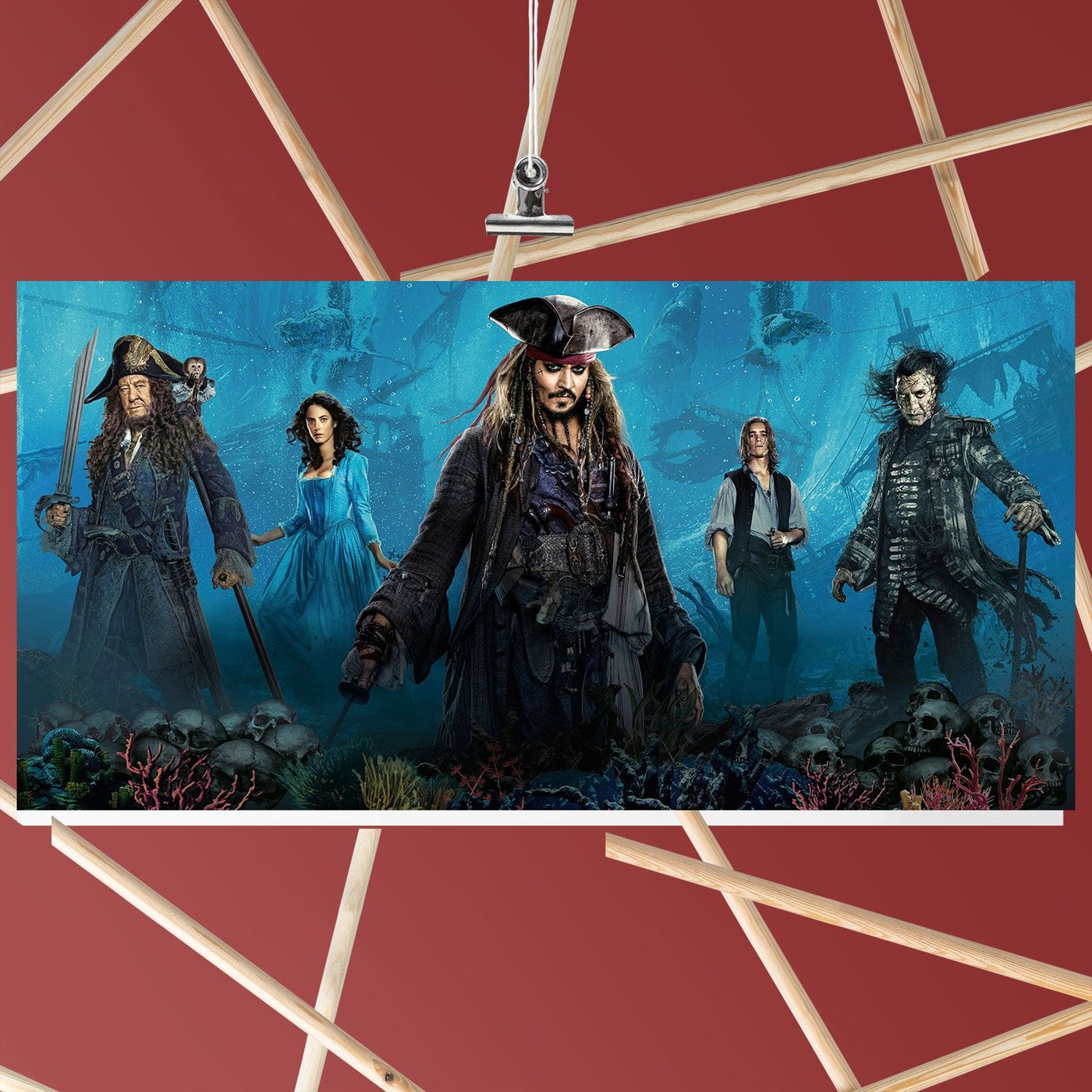 Pirates of the Caribbean Dead Men Tell No Tales Characters Poster