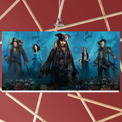 Pirates of the Caribbean Dead Men Tell No Tales Characters Poster