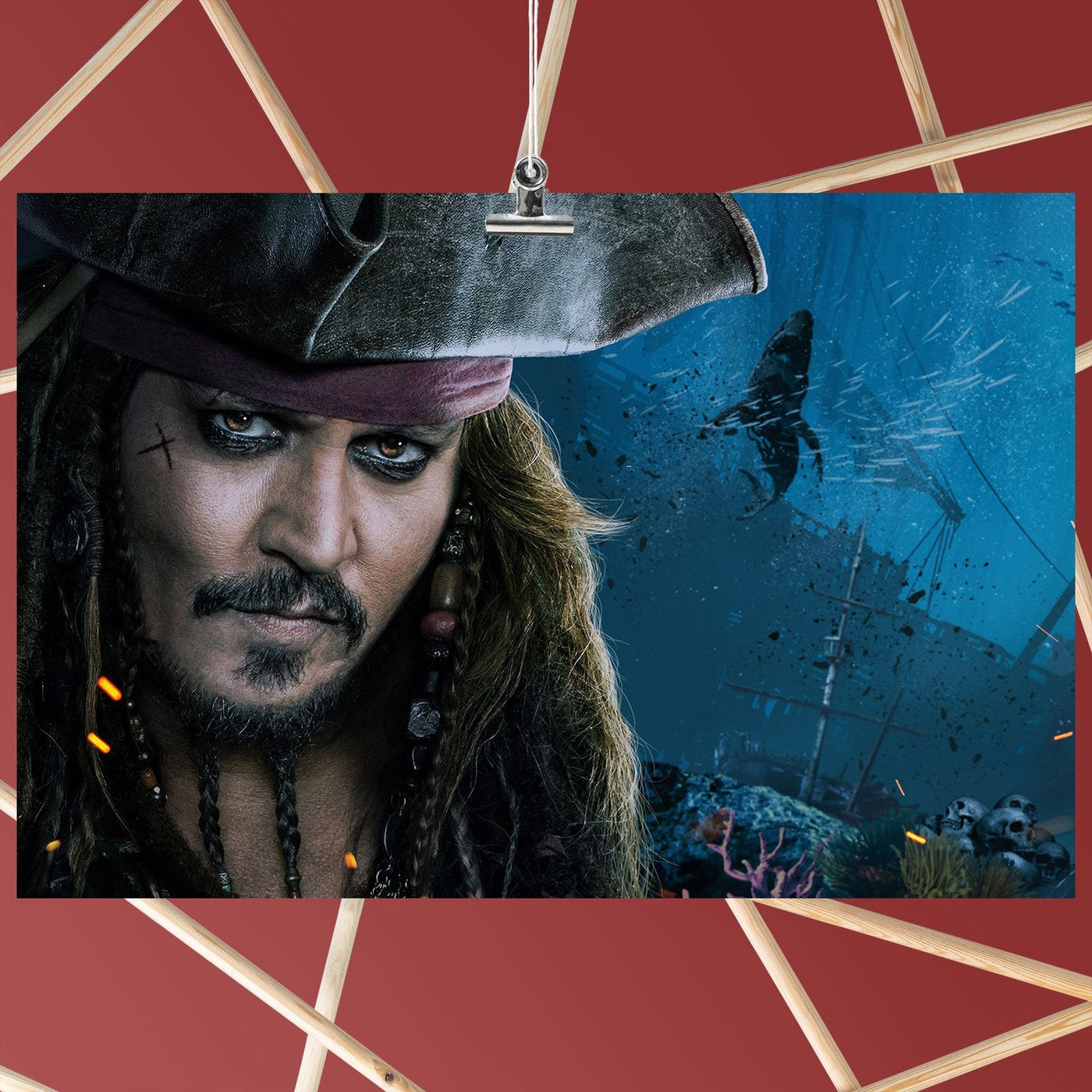 Pirates of the Caribbean 2017 Jack Sparrow Poster