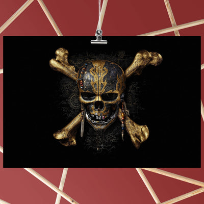 Pirates of the Caribbean Dead Men Tell No Tales Scull Poster