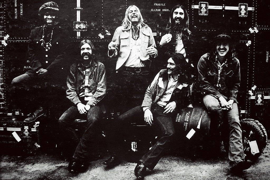 The Allman Brothers Band Classic Rock Star Band Poster - posterhubs.com