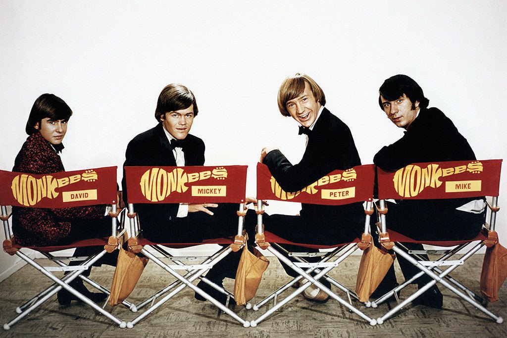 The Monkees Classic Rock Star Band Poster - posterhubs.com