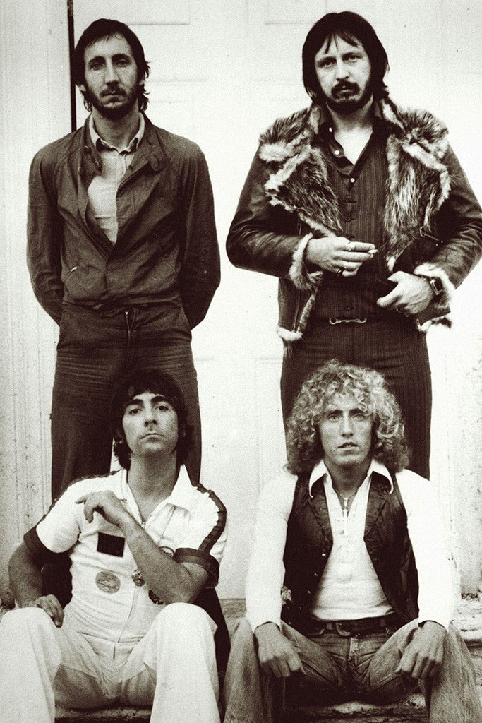 The Who Classic Rock Star Band Poster - posterhubs.com