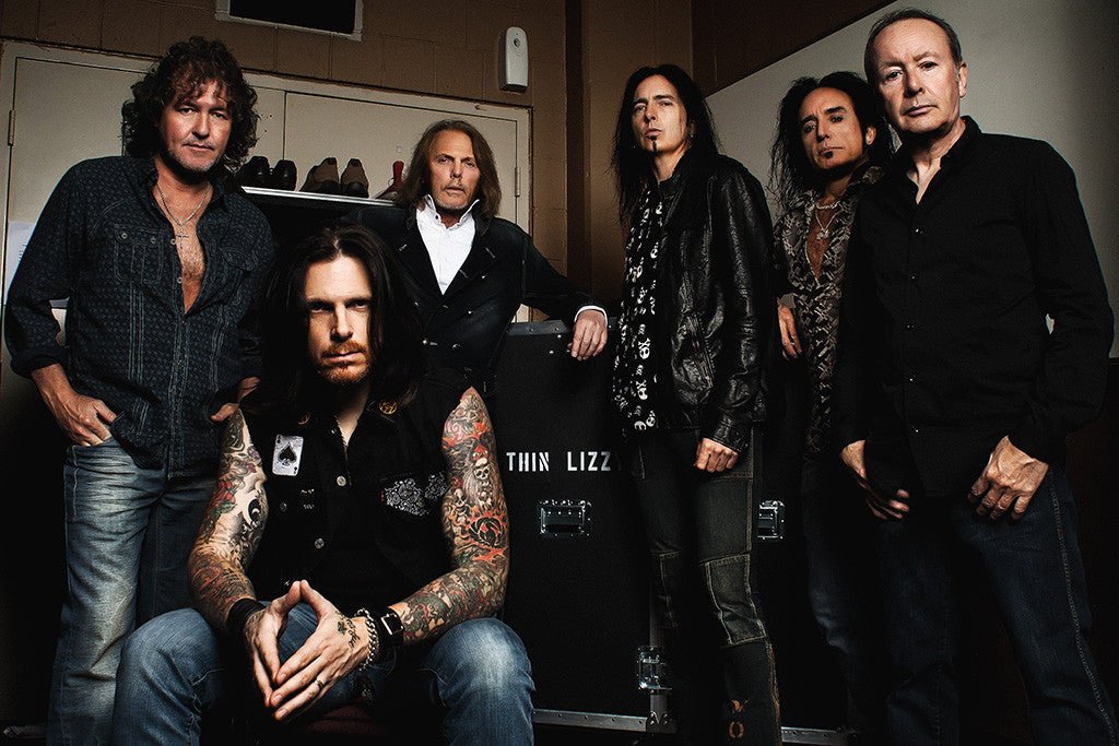 Thin Lizzy Classic Rock Star Band Poster - posterhubs.com