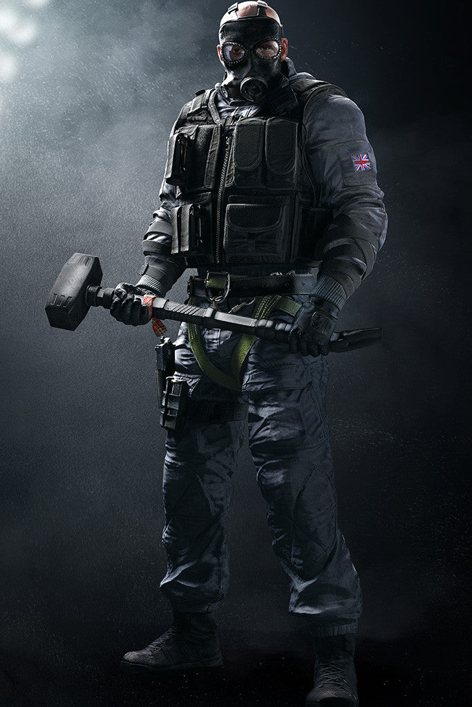 om Clancy's Rainbow Six: Siege Poster canvas art for gaming room